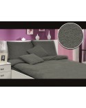Pościel frotte 160x200 + 2x70x80 jasnoszara Darymex