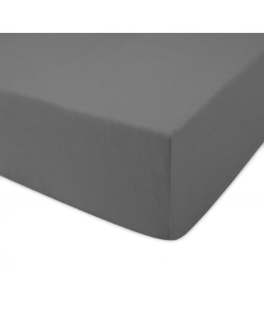 Prześcieradło bawełna jersey 60x120x5 z gumką szare Darymex
