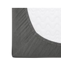 Prześcieradło bawełna jersey 70x140x5 z gumką jasnoszare Darymex