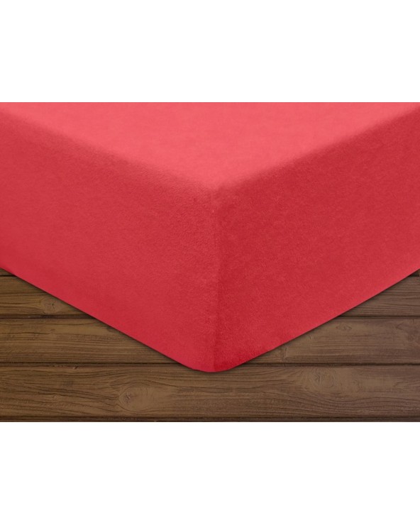 Prześcieradło frotte 90x200 z gumką koral Darymex