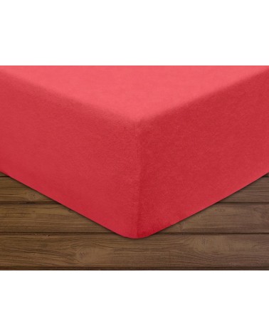 Prześcieradło frotte 90x200 z gumką koral Darymex