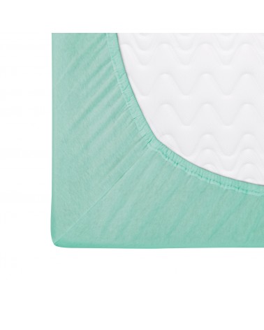 Prześcieradło bawełna jersey 60x120x5 z gumką morskie Darymex
