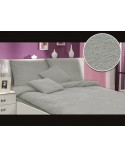Pościel frotte 160x200 + 2x70x80 popielata Darymex