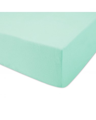 Prześcieradło bawełna jersey 70x140x5 z gumką morskie Darymex