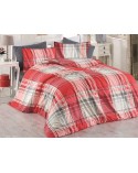 Pościel bawełniana 200x220 + 2x70x80 Alexia Red Exclusive Darymex