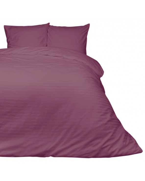 Pościel satyna bawełniana 200x220 + 2x70x80 CIZGILI rose Darymex