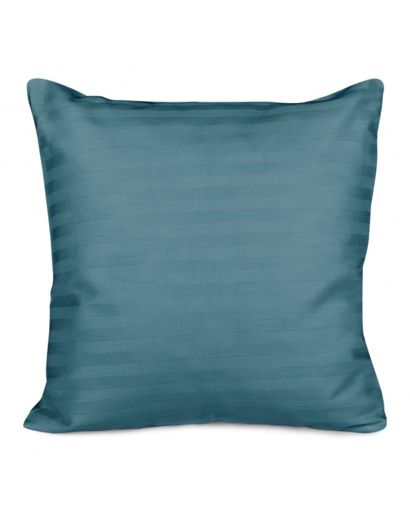 Poszewka satyna bawełniana 40x40 Cizgili turquoise Darymex
