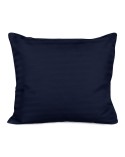 Poszewka satyna bawełniana 50x60 CIZGILI navy blue Darymex