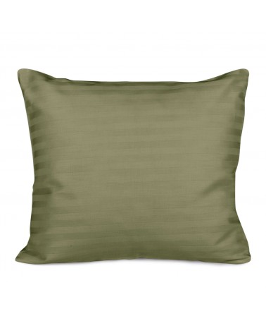 Poszewka satyna bawełniana 50x60 CIZGILI olive Darymex