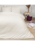 Poszewka satyna bawełniana 70x80 CIZGILI cream Darymex
