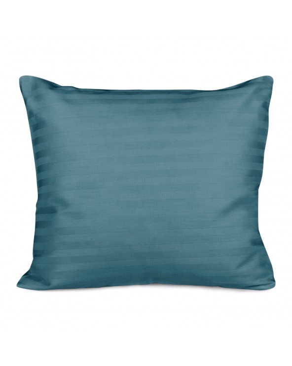 Poszewka satyna bawełniana 70x80 Cizgili turquoise Darymex
