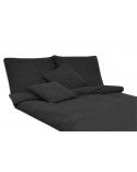 Pościel frotte 160x200 + 2x70x80 antracytowa Darymex