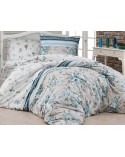 Pościel bawełniana 200x220 + 2x70x80 Peggy Turquoise Exclusive Darymex