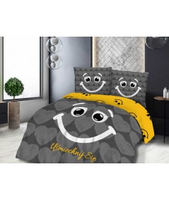 Pościel bawełna Panelove 200x220 + 2x70x80 z zamkiem 61476-1
