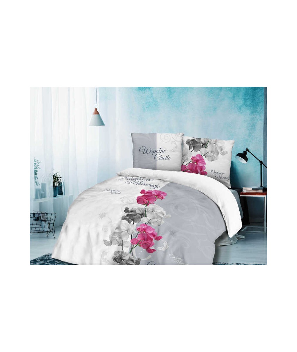 Pościel bawełna Panelove 200x220 + 2x70x80 z zamkiem 61478-1