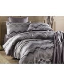 Pościel satyna bawełniana 160x200 + 2x70x80 Onzino Grey Exclusive Darymex