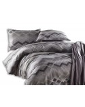 Pościel satyna bawełniana 200x220 + 2x70x80 Onzino Grey Exclusive Darymex