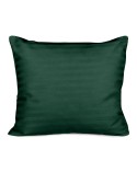 Poszewka satyna bawełniana 70x80 Cizgili dark green Darymex