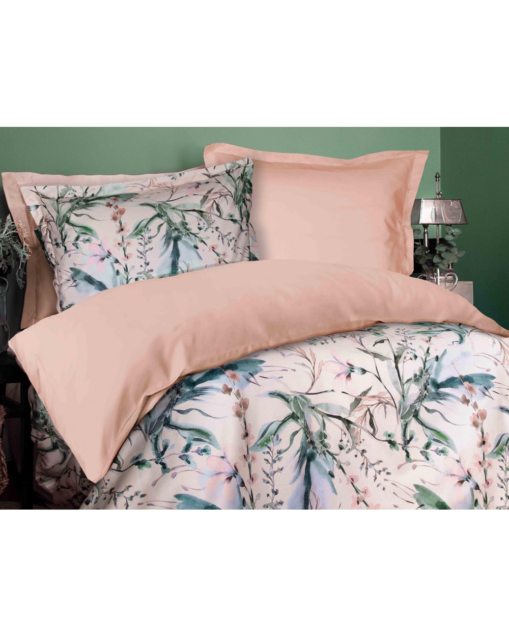 Pościel satyna bawełniana 200x220 + 2x70x80 Coleus Luxury Premium Darymex