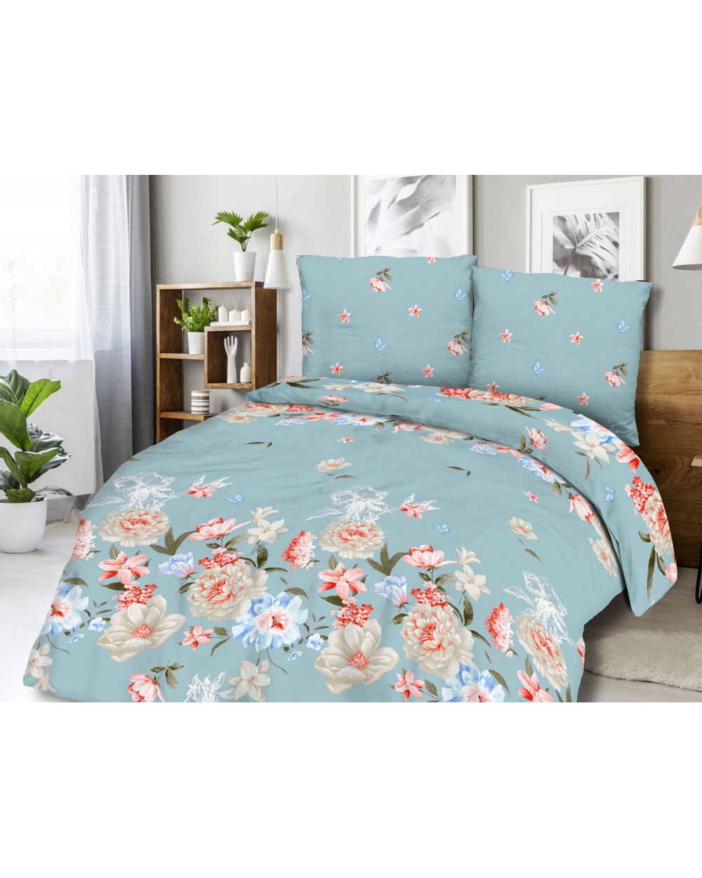 Pościel satyna bawełniana 200x220 + 2x70x80 1490-1 Darymex