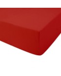 Prześcieradło bawełna jersey 80x160x5 z gumką czerwone Darymex