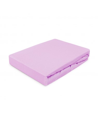 Prześcieradło bawełna jersey 80x160x5 z gumką wrzosowe Darymex