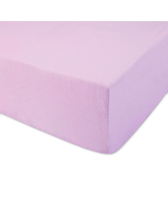 Prześcieradło bawełna jersey 80x160x5 z gumką wrzosowe Darymex