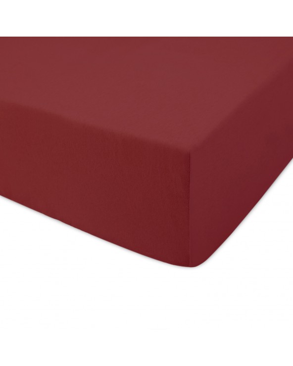 Prześcieradło bawełna jersey 80x160x5 z gumką bordowe Darymex